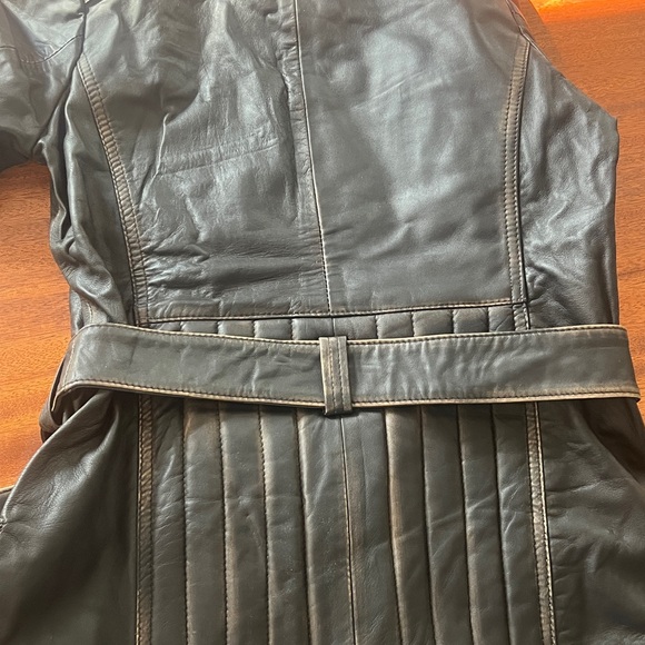 Women's Victoria Black Leather Jacket NWT - Picture 8 of 10